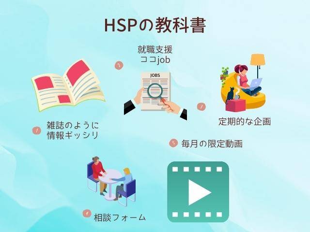 HSPの教科書のサービス内容